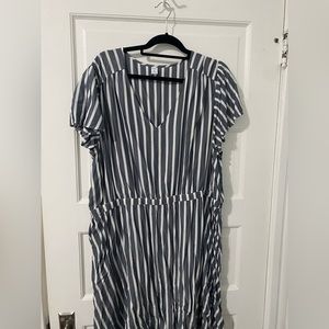 A line striped blue and white dress from Old Navy!